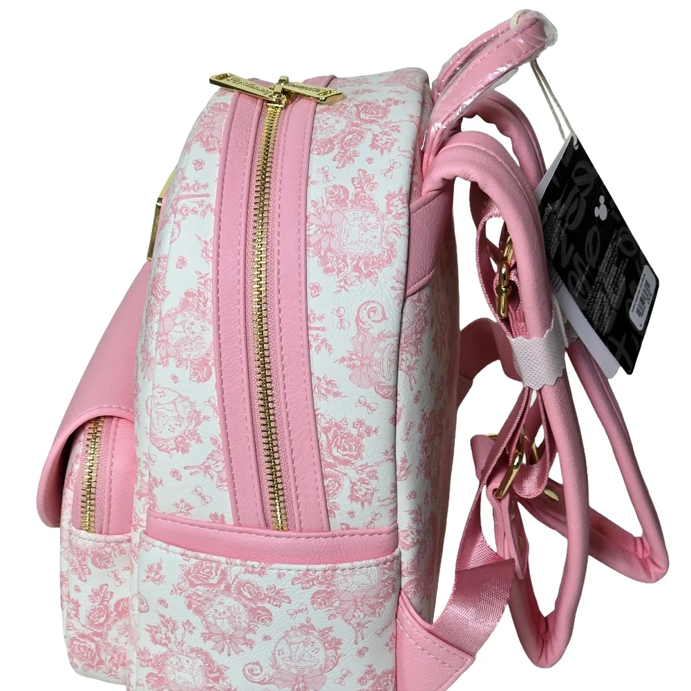 Loungefly Disney Aristocats Marie Toile Mini Backpack NWT